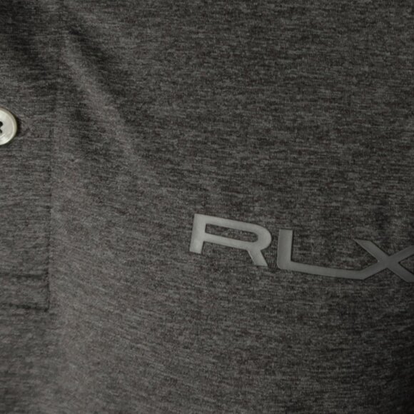 Ralph Lauren RLX Gray Performance Stretch Wicking Polo (L) Excellent ⛳️ ⛳️ - Picture 4 of 9